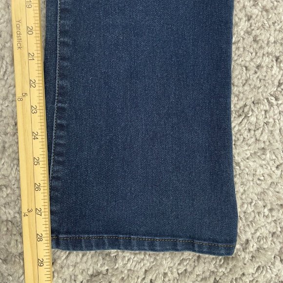 Style & Co Boot Leg Jeans Women's Size 10S (30x29) Mid-Rise Stretch Dark Denim - Picture 12 of 13